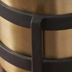 Brass & Black Metal Plant Pot & Stand 17 Brass & Black Metal Plant Pot & Stand -Home Luxe Studio 30983139 alt03