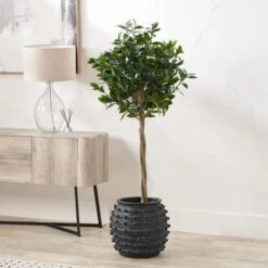 Bobble Fibrestone Plant Pot -Home Luxe Studio 30983199