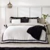 Catherine Lansfield So Soft Mono Panel Duvet Cover & Pillowcase Set 2 Catherine Lansfield So Soft Mono Panel Duvet Cover & Pillowcase Set -Home Luxe Studio 30983247