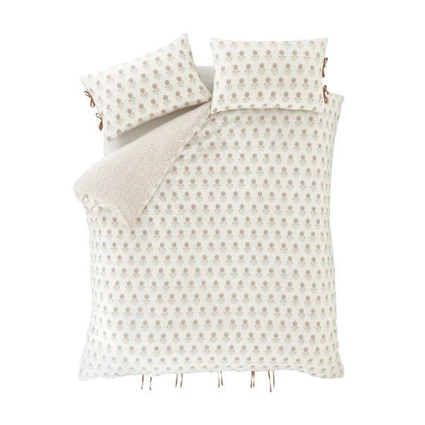 Pineapple Elephant Woodblock Floral Reversible Duvet Cover & Pillowcase Set 10 Pineapple Elephant Woodblock Floral Reversible Duvet Cover & Pillowcase Set - Image 8