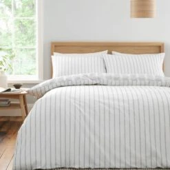 Bianca Ashford Stripe Reversible Duvet Cover & Pillowcase Set 25 Bianca Ashford Stripe Reversible Duvet Cover & Pillowcase Set -Home Luxe Studio 30983311 alt03