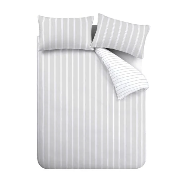 Bianca Ashford Stripe Reversible Duvet Cover & Pillowcase Set 9 Bianca Ashford Stripe Reversible Duvet Cover & Pillowcase Set - Image 7