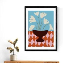 East End Prints Happy Blooming Print