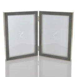 Elegance Shagreen Double Photo Frame
