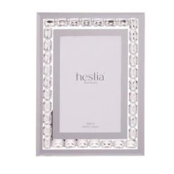 Hestia Silver Crystal Photo Frame 24 Hestia Silver Crystal Photo Frame -Home Luxe Studio 30983997 alt02