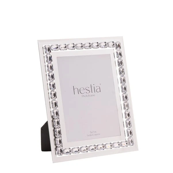 Hestia Silver Crystal Photo Frame 3 Hestia Silver Crystal Photo Frame
