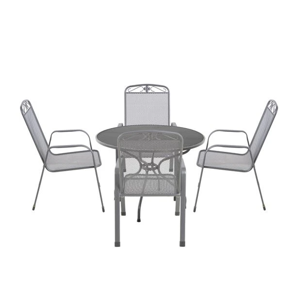 Pacific Lifestyle Elegance Round 4 Seater Dining Set With Cushions 4 Pacific Lifestyle Elegance Round 4 Seater Dining Set With Cushions - Image 2
