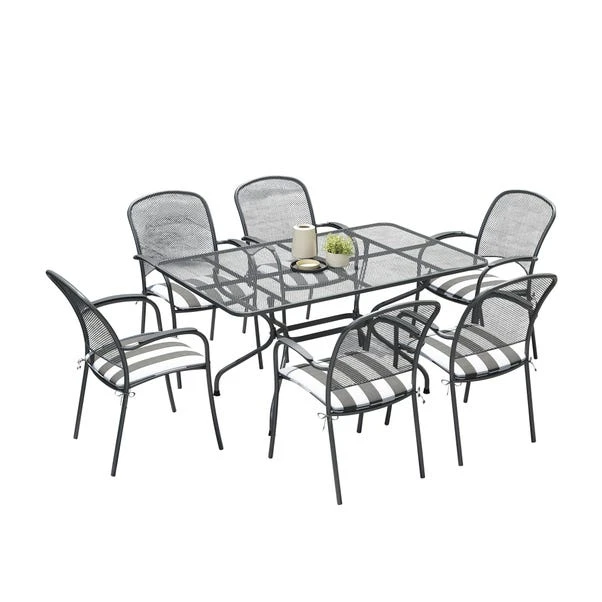 Pacific Lifestyle Carlo Rectangular 6 Seater Dining Set 8 Pacific Lifestyle Carlo Rectangular 6 Seater Dining Set - Image 6