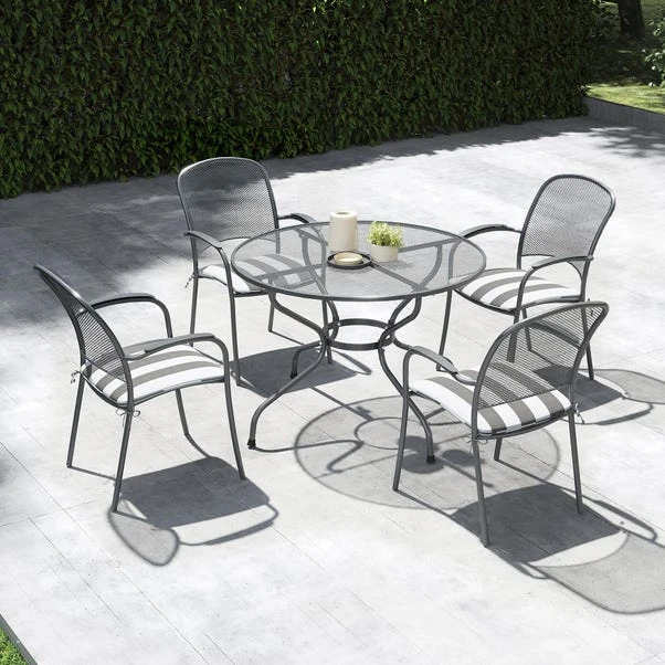 Pacific Lifestyle Carlo Round 4 Seater Dining Set With Cushions 3 Pacific Lifestyle Carlo Round 4 Seater Dining Set With Cushions
