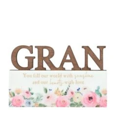 The Cottage Garden Gran Word Plaque