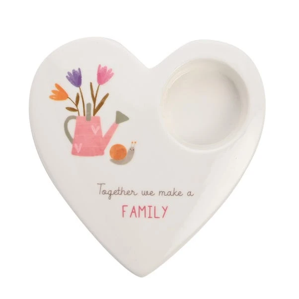 Family Ceramic Tealight Holder 4 Family Ceramic Tealight Holder - Image 2
