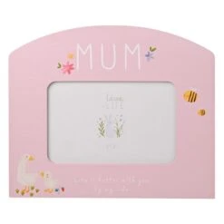 Mum Arched Pink Photo Frame