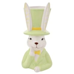 Eggs-traordinary Gift Co. Bunny In Top Hat Plant Pot 15 Eggs-traordinary Gift Co. Bunny In Top Hat Plant Pot -Home Luxe Studio 30984657 alt03