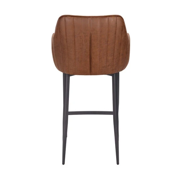 Indus Valley Logan Bar Stool, Faux Leather 8 Indus Valley Logan Bar Stool, Faux Leather - Image 6