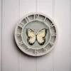 Country Living Butterfly Indoor Outdoor Wall Clock 2 Country Living Butterfly Indoor Outdoor Wall Clock -Home Luxe Studio 30986658