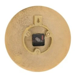 Interval Grooved Gold Metal Wall Clock 7 Interval Grooved Gold Metal Wall Clock -Home Luxe Studio 30986699 alt02