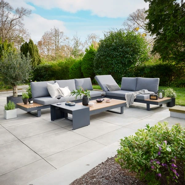 Easton Large Outdoor Corner Set With Sun Recliner 7 Easton Large Outdoor Corner Set With Sun Recliner - Image 5