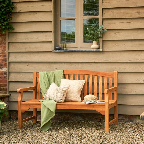 Kingsbury Medium Outdoor Bench 4 Kingsbury Medium Outdoor Bench - Image 2