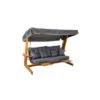 St Andrews 3 Seater Outdoor Swing Seat 2 St Andrews 3 Seater Outdoor Swing Seat -Home Luxe Studio 30987802