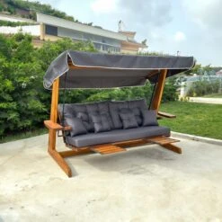 St Andrews 3 Seater Outdoor Swing Seat 11 St Andrews 3 Seater Outdoor Swing Seat -Home Luxe Studio 30987802 alt04