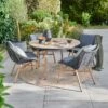 Keswick 4 Seater Outdoor Dining Set 2 Keswick 4 Seater Outdoor Dining Set -Home Luxe Studio 30987803