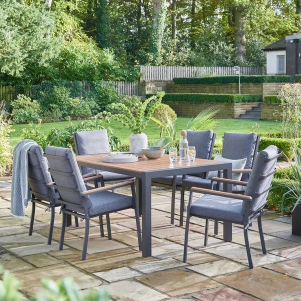 Easton 6 Seater Outdoor Dining Set 3 Easton 6 Seater Outdoor Dining Set