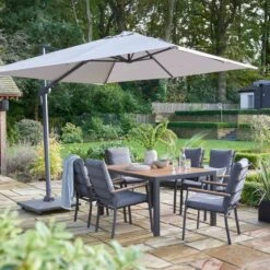 Easton 6 Seater Outdoor Dining Set 11 Easton 6 Seater Outdoor Dining Set -Home Luxe Studio 30987814 alt02