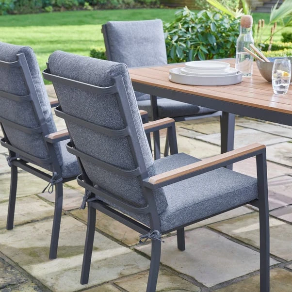 Easton 6 Seater Outdoor Dining Set 7 Easton 6 Seater Outdoor Dining Set - Image 5