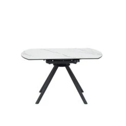 Indus Valley Camden 4-6 Seater Extendable Round Dining Table With 4 Aura Chairs 15 Indus Valley Camden 4-6 Seater Extendable Round Dining Table With 4 Aura Chairs -Home Luxe Studio 30988214 alt03
