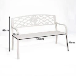 Greenhurst Coalbrookdale Garden Bench -Home Luxe Studio 30988996 alt02