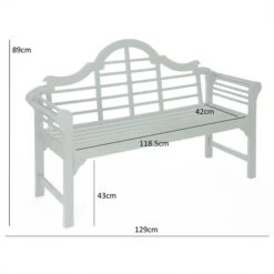 Greenhurst Lutyens Style Garden Bench 9 Greenhurst Lutyens Style Garden Bench -Home Luxe Studio 30989011 alt02