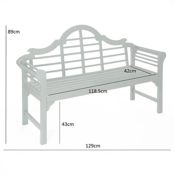 Greenhurst Lutyens Style Garden Bench 5 Greenhurst Lutyens Style Garden Bench - Image 3