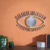 Ouko Eye Shaped Rattan Wall Mirror -Home Luxe Studio 30989828