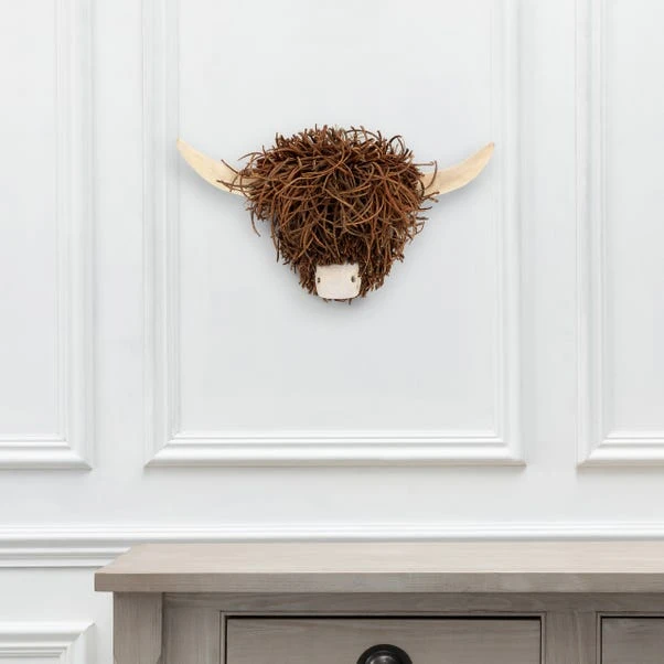 Voyage Maison Hewie Wall Mounted Highland Cow Ornament 4 Voyage Maison Hewie Wall Mounted Highland Cow Ornament - Image 2