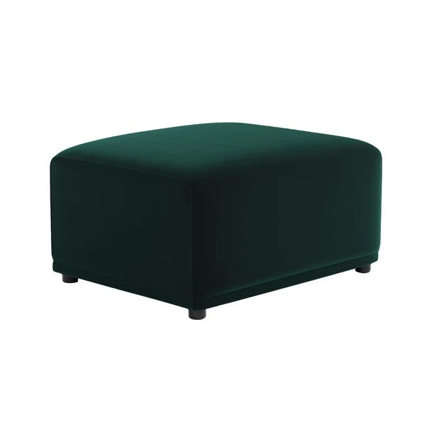 Modular Cruz Bottle Green Velvet Reversible Chaise Sofa 7 Modular Cruz Bottle Green Velvet Reversible Chaise Sofa - Image 5