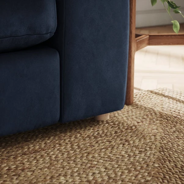 Full Circle Austin Navy Cosy Velvet Full Corner 6 Full Circle Austin Navy Cosy Velvet Full Corner - Image 4