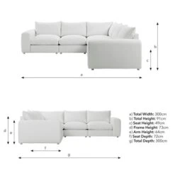 Full Circle Austin Navy Cosy Velvet Full Corner 17 Full Circle Austin Navy Cosy Velvet Full Corner -Home Luxe Studio 60235700 alt07