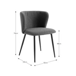 Effy 4 Seater Round Dining Table With 4 Mandy Olive Boucle Dining Chairs 14 Effy 4 Seater Round Dining Table With 4 Mandy Olive Boucle Dining Chairs -Home Luxe Studio 60246572 alt08